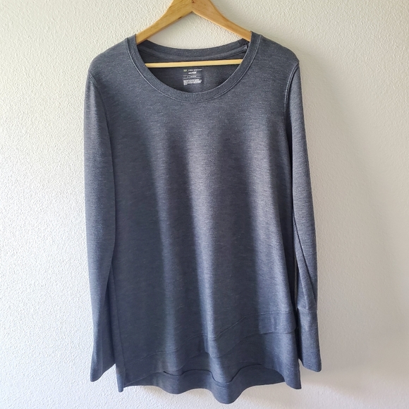 TekGear DRYTEK Large Gray Sweatshirt - Picture 2 of 4